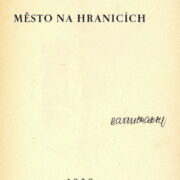 Bartuška Josef – Město na hranicích