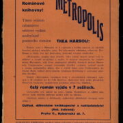 Harbou Thea – Metropolis