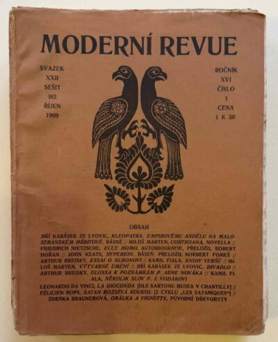 časopisy / journals – Moderní Revue - ročník XVI. (svazek 22)