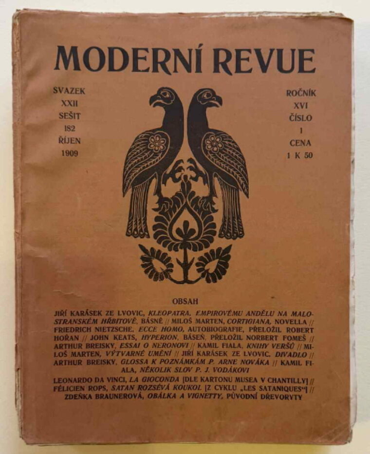 časopisy / journals – Moderní Revue - ročník XVI. (svazek 22)