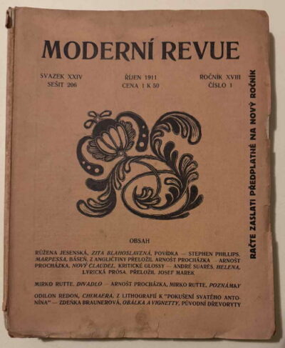časopisy / journals – Moderní Revue - ročník XVIII. (svazek 24 + 25)