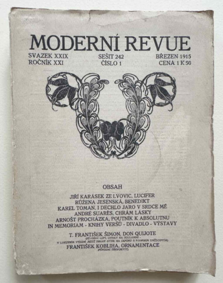časopisy / journals – Moderní Revue - ročník XXI. (svazek 29)
