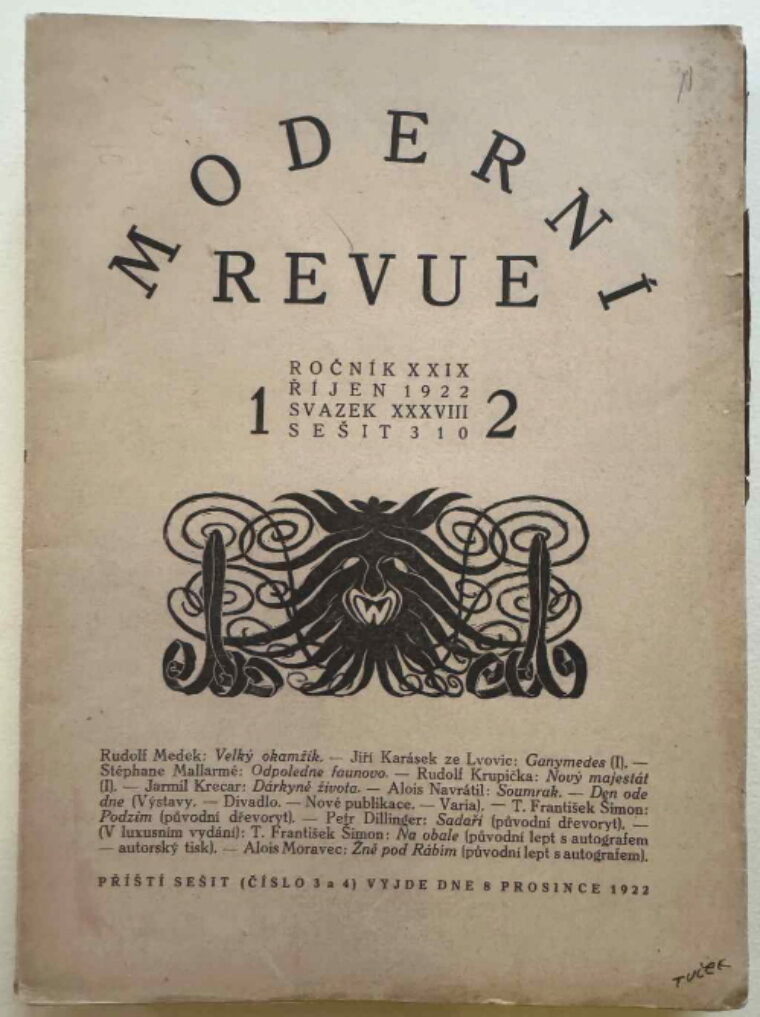 časopisy / journals – Moderní Revue - ročník XXIX. (svazek 38)