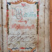 ručně psaná a kreslená modlitební knížka – Modlitební knížka 1809