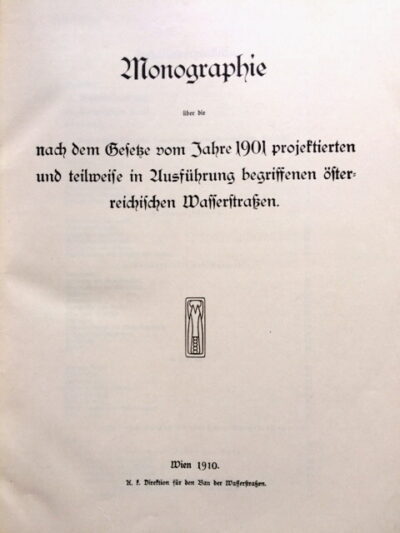 Monographie über die nach dem Gesetze vom Jahre 1901...