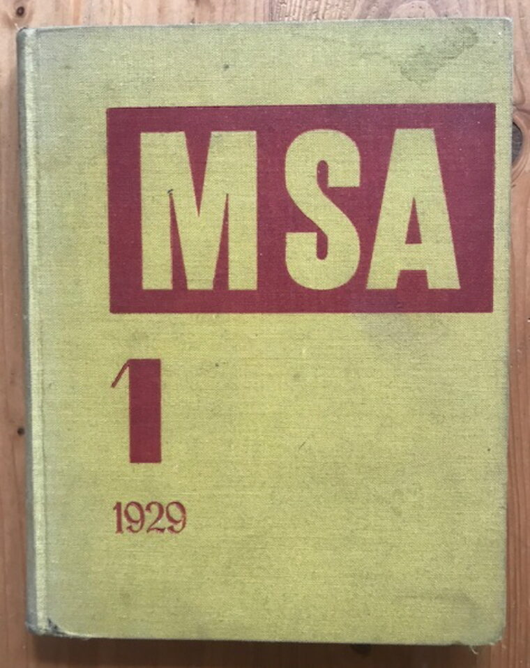 Teige Karel – MSA 1 - Mezinárodní soudobá architektura