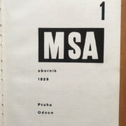 Teige Karel – MSA 1 - Mezinárodní soudobá architektura