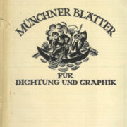 Expresionistický časopis – Münchner Blätter für Dichtung und Graphik