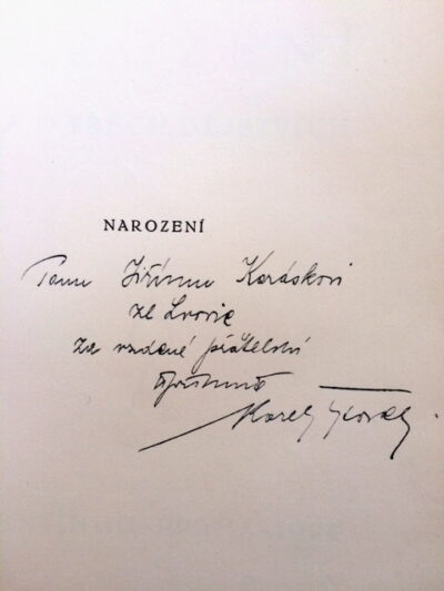 Štorch Karel – Narození