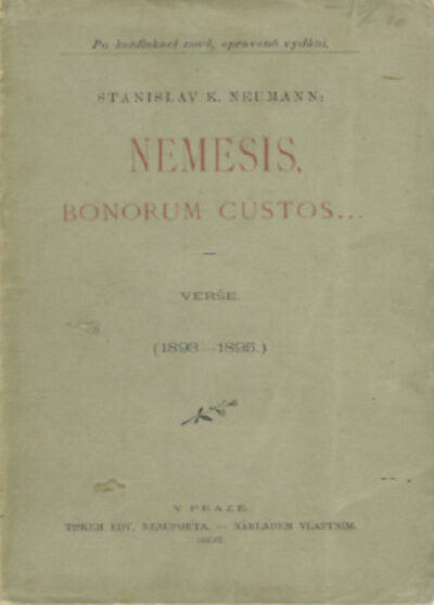 Neumann Stanislav Kostka – Nemesis,bonorum custos...