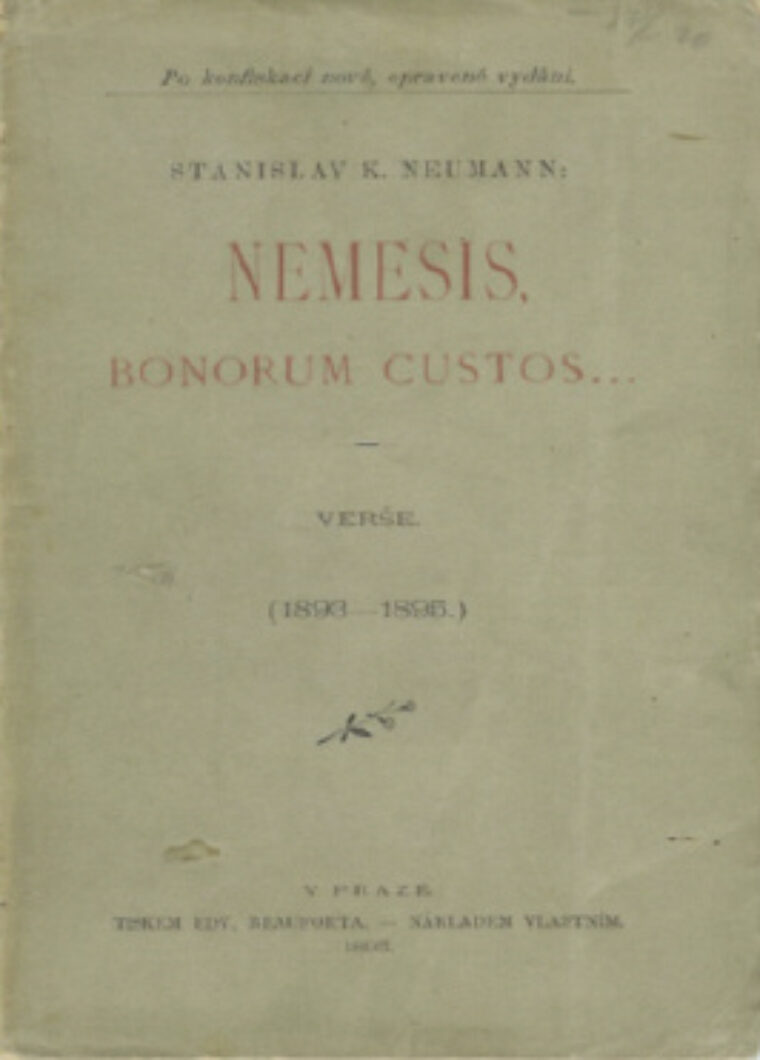 Neumann Stanislav Kostka – Nemesis,bonorum custos...