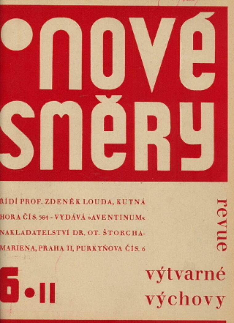 Revue výtvarné výchovy – Nové směry 1928-29 / 2.ročník /