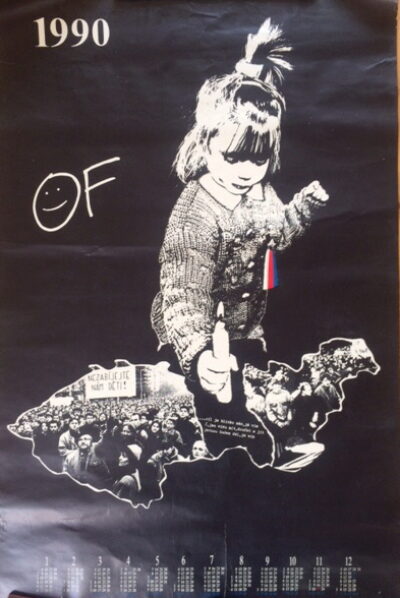 plakát / poster – Občanské fórum 1990