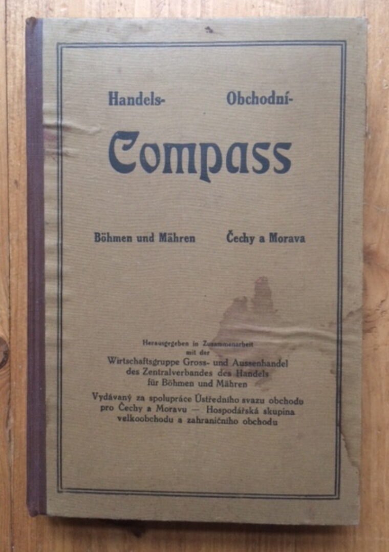 Čechy a Morava – Obchodní / Handels Compass