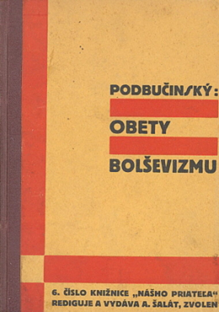 Podbučinský – Obety bolševizmu