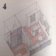 Arch..Ustohal Vladimír – orig. návrhy interiérů / orig. interior drawings