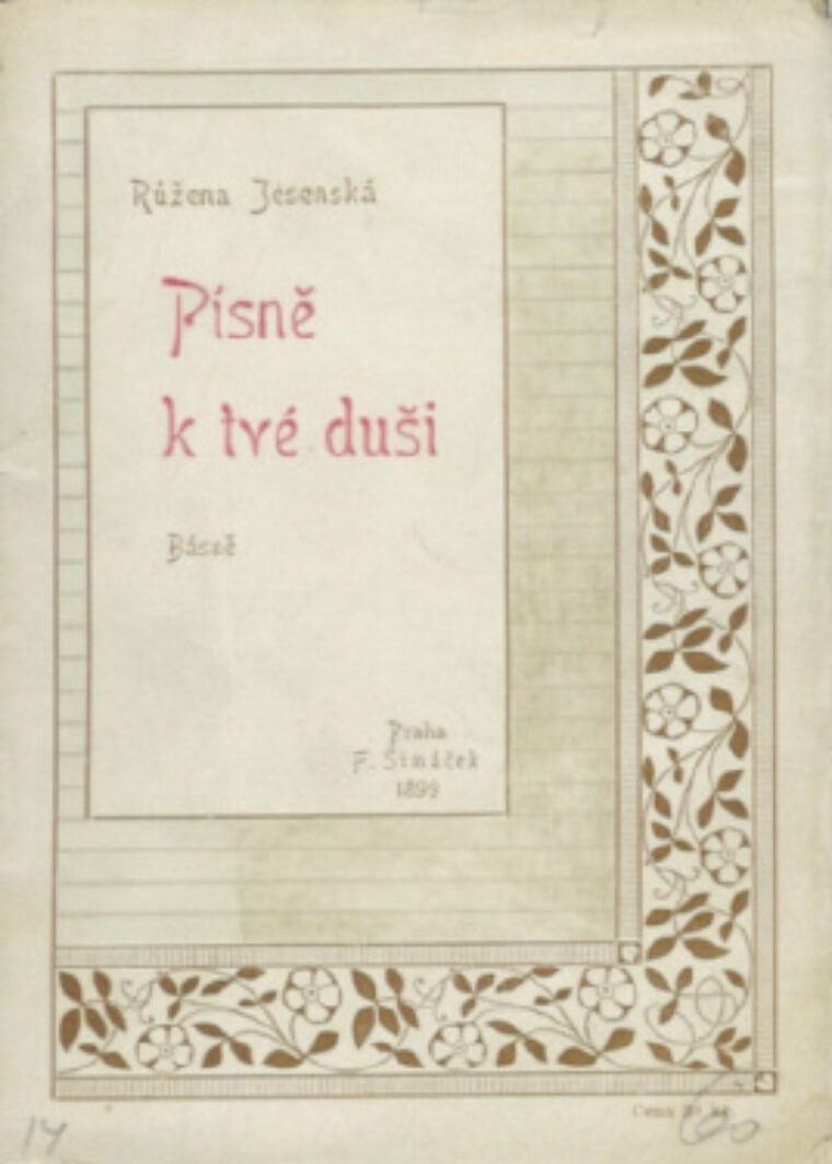 Jesenská Růžena – Písně k tvé duši