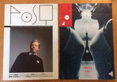 2 časopisy / 2 journals – Post č.3 a 4 / 1990
