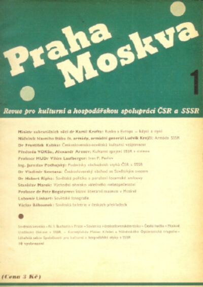 Revue pro kult. a hosp. spol. ČSR a SSSR – Praha - Moskva /3.ročníky/