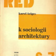 časopis / journal 6 sešitů - 6 volumes – ReD Revue Svazu Moderní Kultury Devětsil