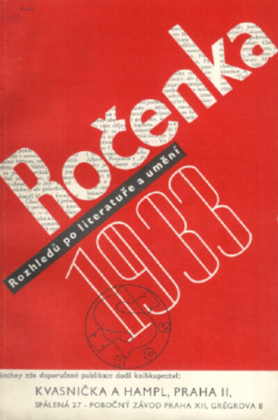 Rozhledy po literatuře a umění – Ročenka 1933
