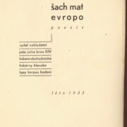 Taufer Jiří – Šach mat, Evropo