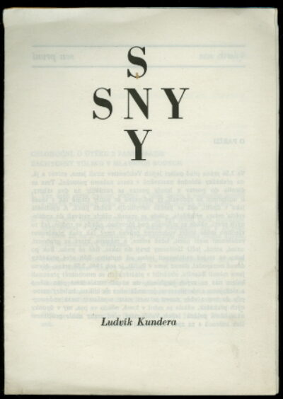 Kundera Ludvík – Sny