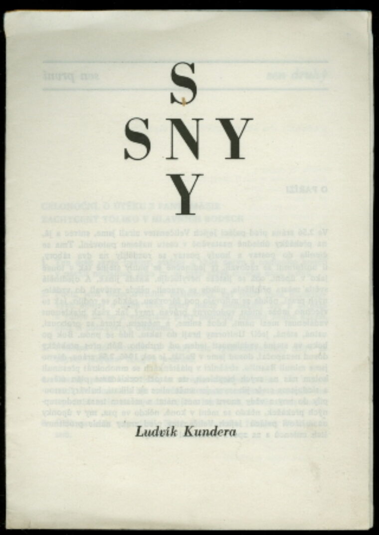 Kundera Ludvík – Sny