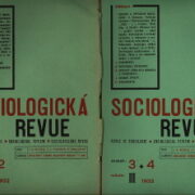 časopisy / journals – Sociologická revue