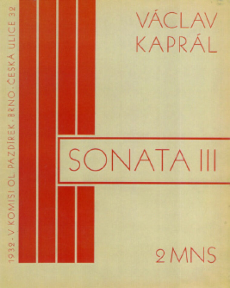 Kaprál Václav – Sonata III /noty-music/