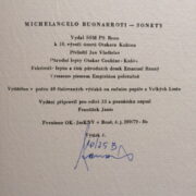 Michelangelo Buonarroti / Otakar Coubine - Kubín – Sonety / 5 leptů /