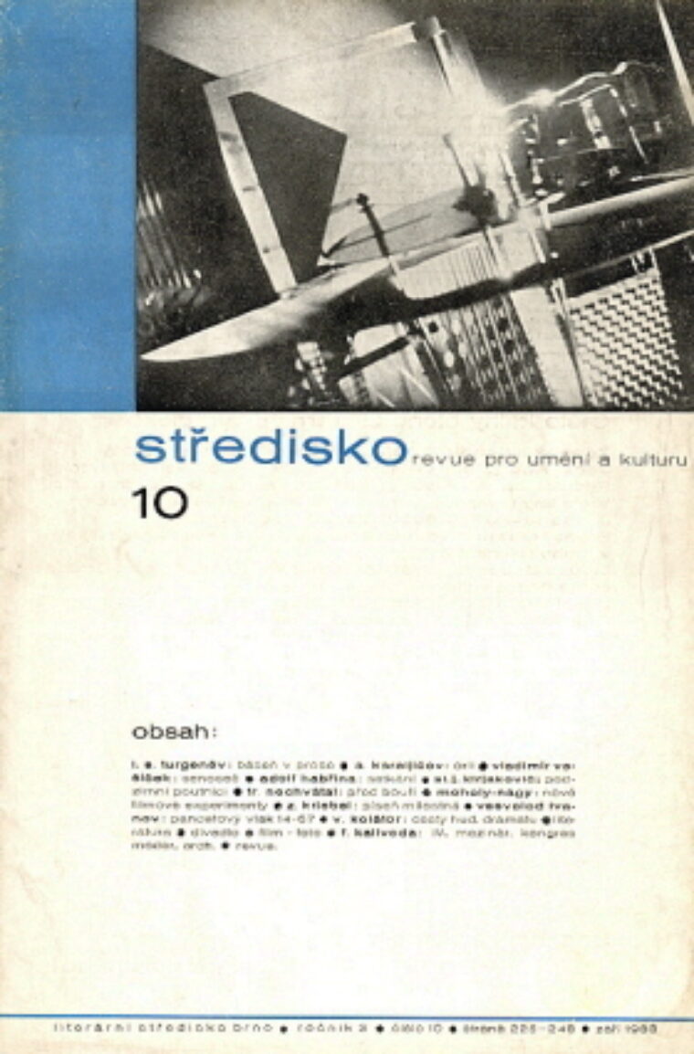avantgardní časopis /czech avant-garde journal – Středisko - revue pro umění a kulturu