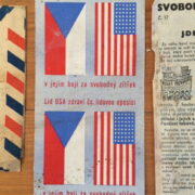 10 x orig. balonové letáky / orig. baloon flyers – Svobodná Evropa / Československá lidová oposice