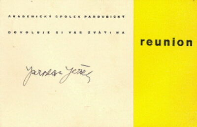 pozvánka / invitation – Taneční reunion / Jaroslav Ježek