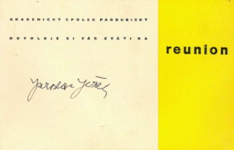 pozvánka / invitation – Taneční reunion / Jaroslav Ježek