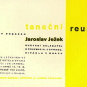 pozvánka / invitation – Taneční reunion / Jaroslav Ježek