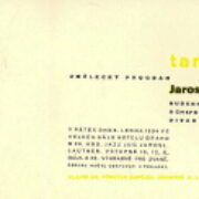 pozvánka / invitation – Taneční reunion / Jaroslav Ježek