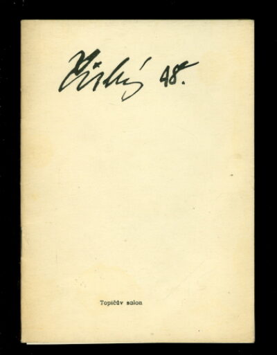 katalog / catalogue – Tichý 48.