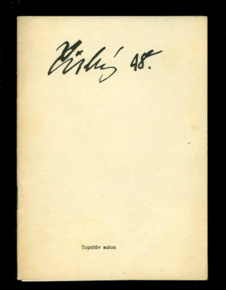 katalog / catalogue – Tichý 48.