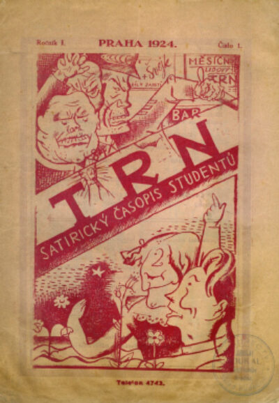 Satirický časopis studentů – Trn /1.roč.- 8 čísel/