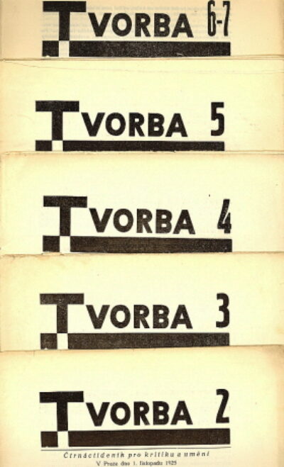 časopis / journal – Tvorba - kompletní 1.ročník