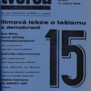 časopis / journal – Tvorba roč.V / 5th year