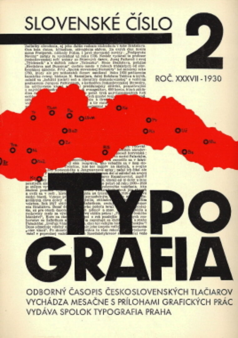 Slovenské číslo – Typografia