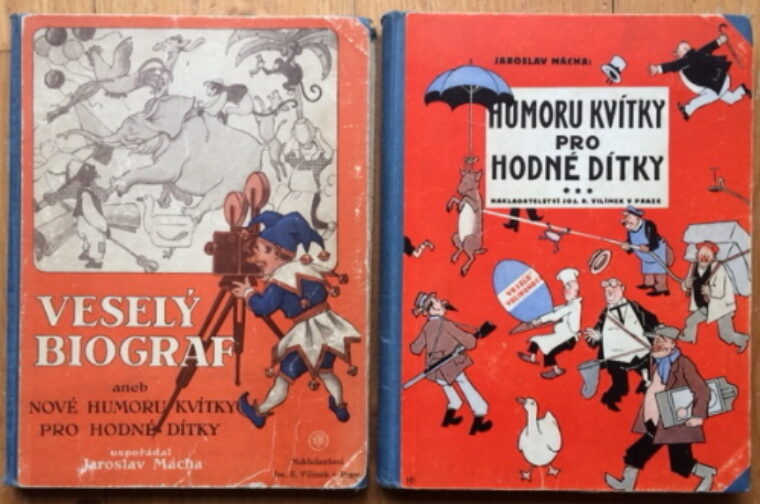 2 x Mácha Jaroslav ( komiksy ) – Veselý biograf / Humoru kvítky pro hodné dítky
