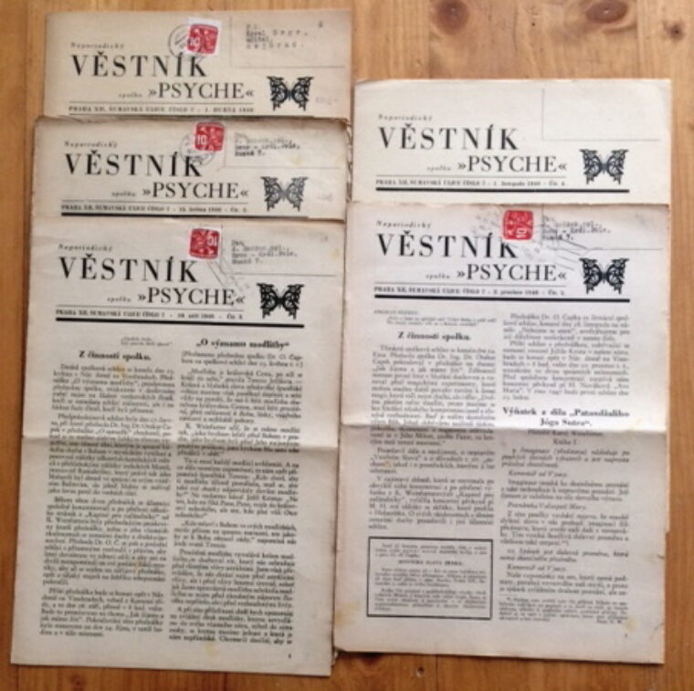 časopisy / journals – Věstník spolku Psyche