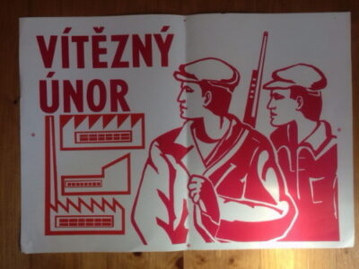 plakát / poster – Vítězný únor
