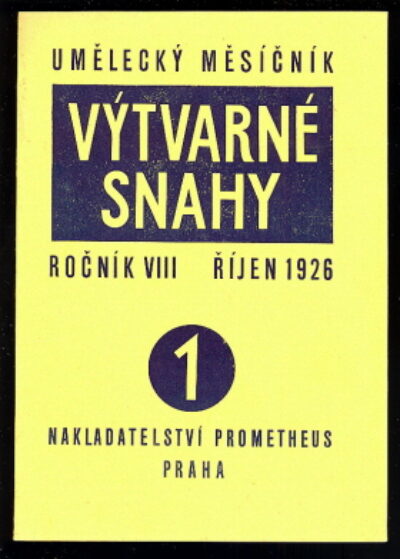 časopis / journal – Výtvarné snahy / complete VIII.year /