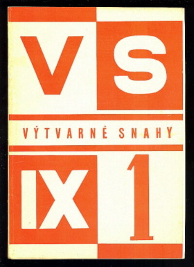 časopis / journal – Výtvarné snahy / incomplete IX.year /