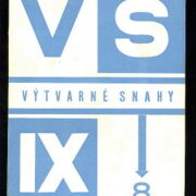 časopis / journal – Výtvarné snahy / incomplete IX.year /