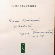 Škvorecký Josef – Zbabělci / PODPIS /